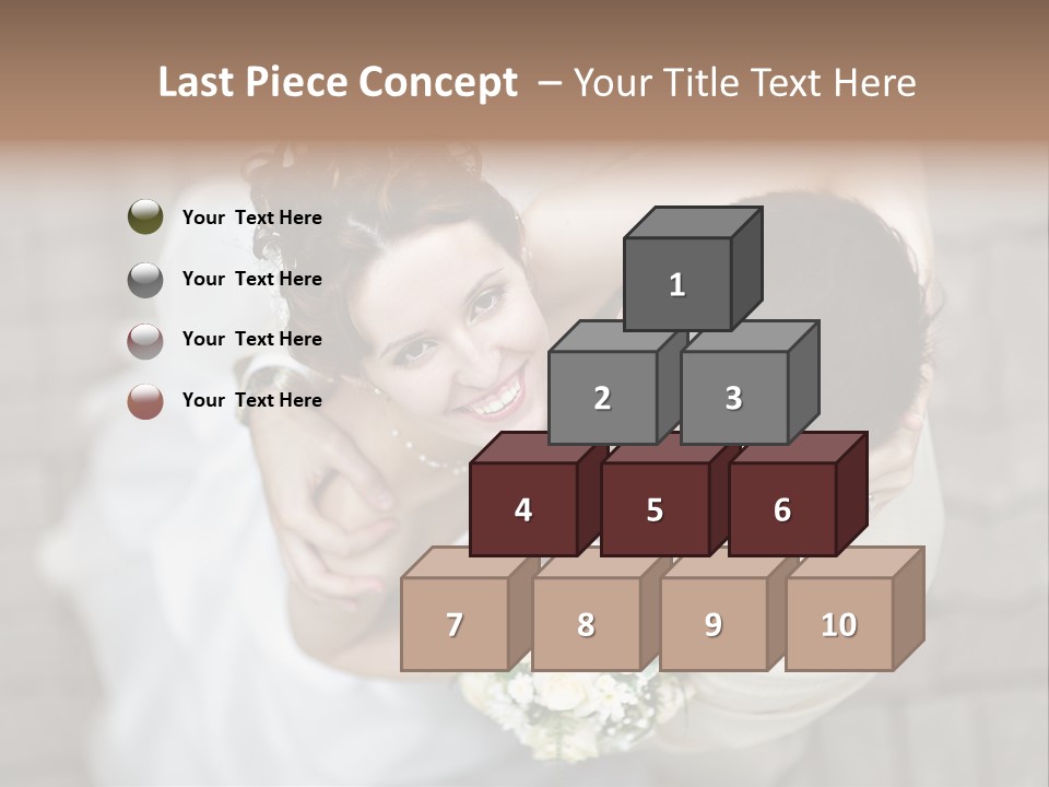 Wedding Veil Background PowerPoint Template