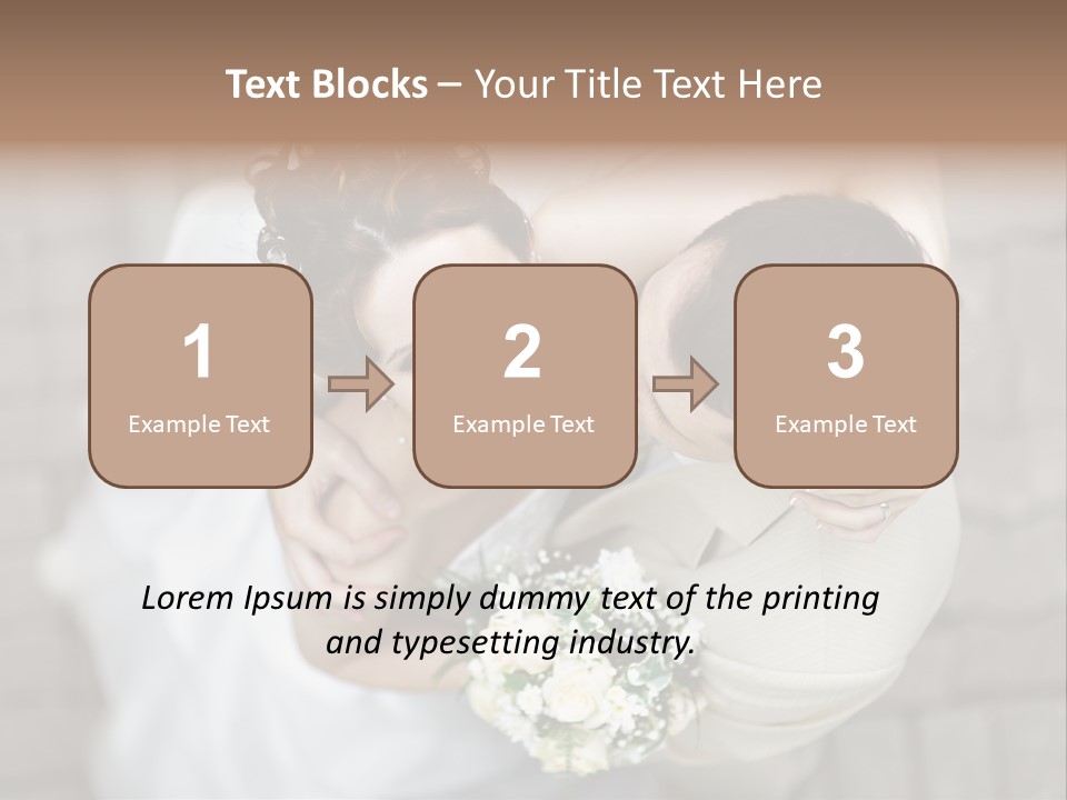 Wedding Veil Background PowerPoint Template