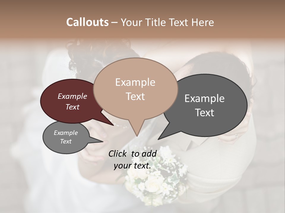 Wedding Veil Background PowerPoint Template