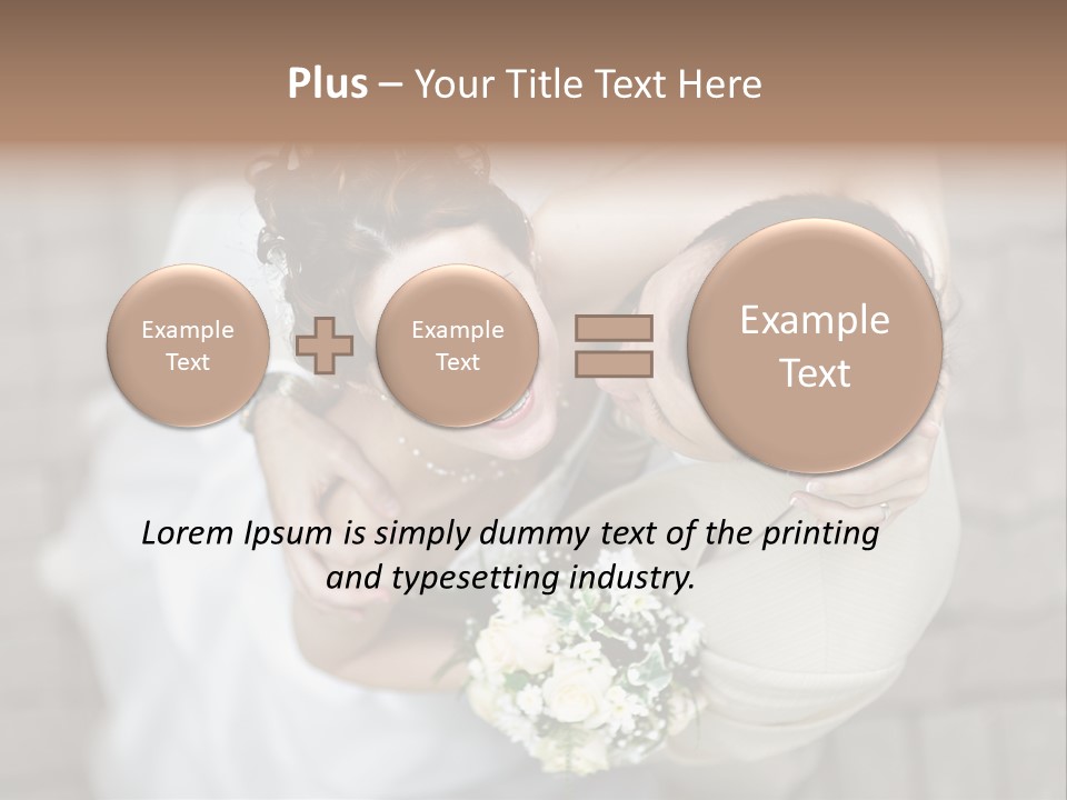 Wedding Veil Background PowerPoint Template