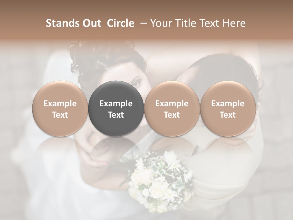Wedding Veil Background PowerPoint Template