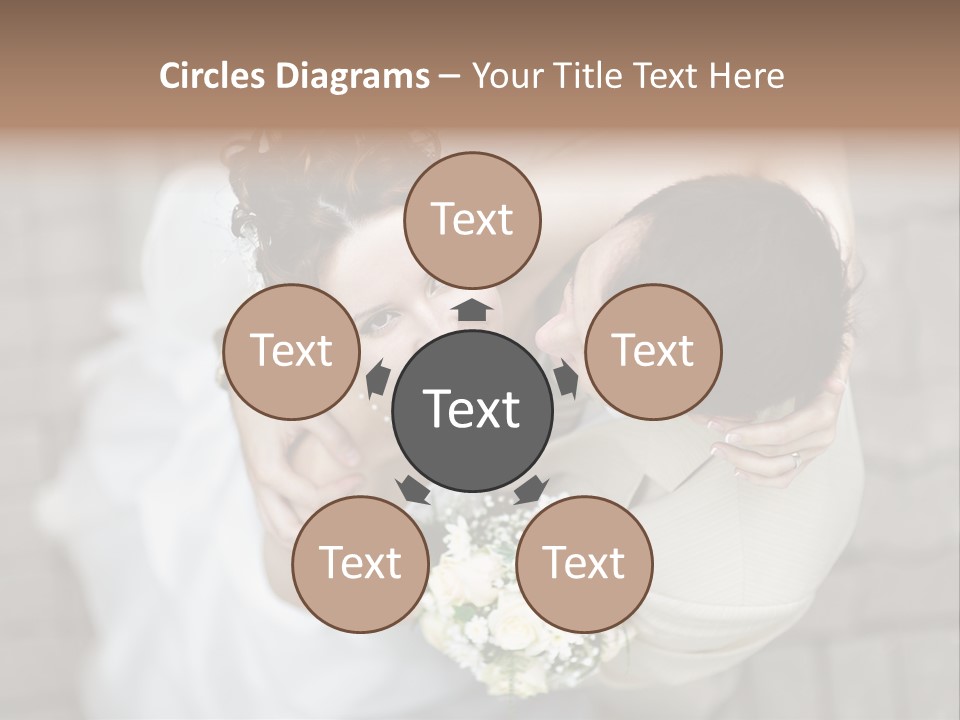 Wedding Veil Background PowerPoint Template