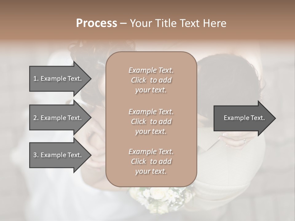 Wedding Veil Background PowerPoint Template