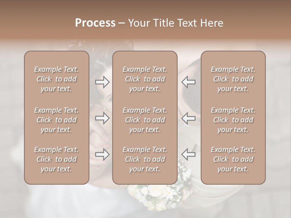Wedding Veil Background PowerPoint Template