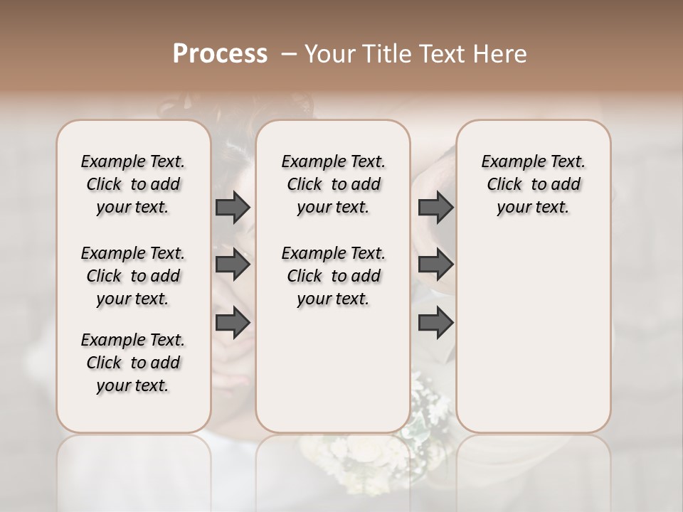 Wedding Veil Background PowerPoint Template
