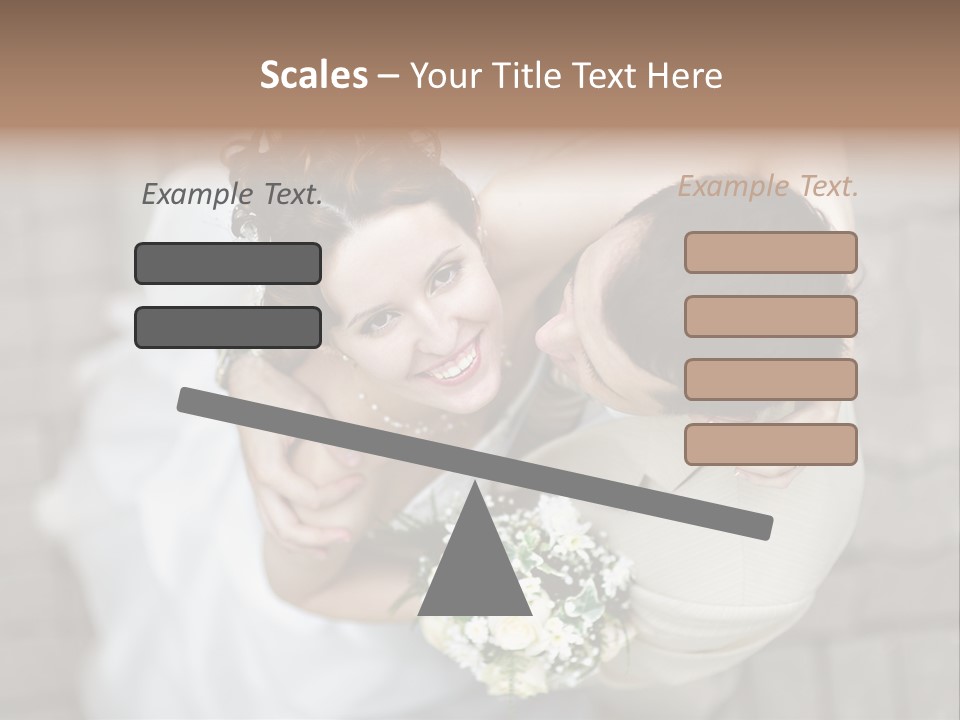 Wedding Veil Background PowerPoint Template