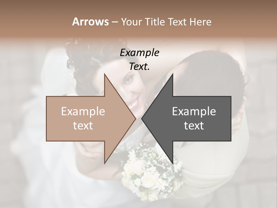 Wedding Veil Background PowerPoint Template