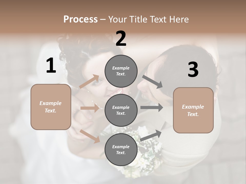Wedding Veil Background PowerPoint Template