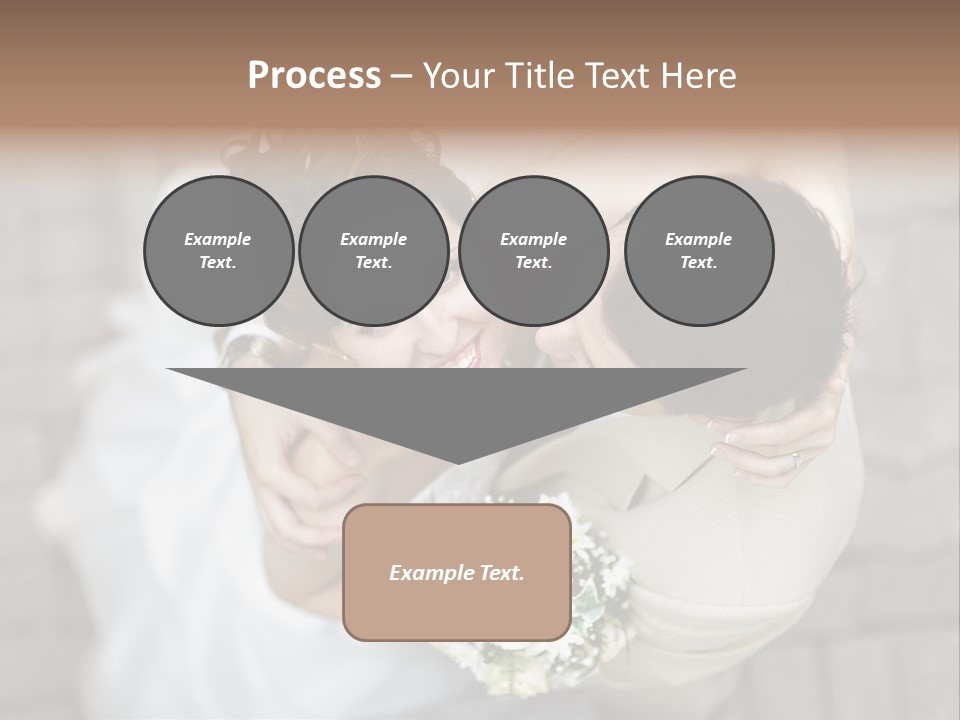 Wedding Veil Background PowerPoint Template