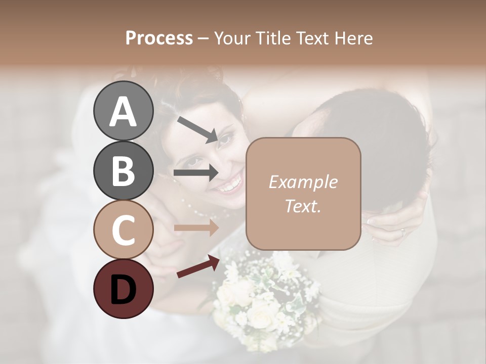 Wedding Veil Background PowerPoint Template