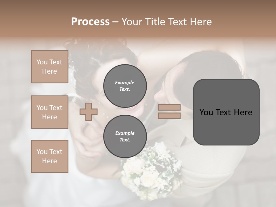 Wedding Veil Background PowerPoint Template