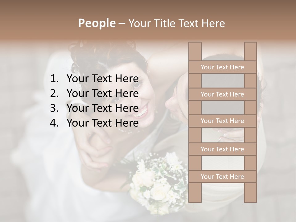 Wedding Veil Background PowerPoint Template