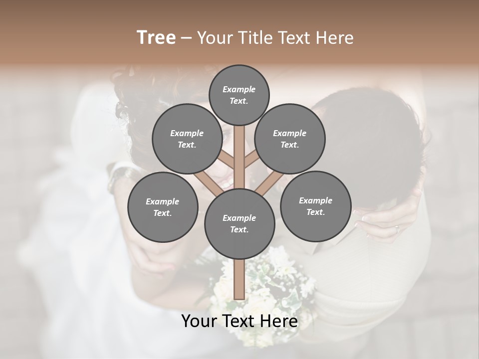 Wedding Veil Background PowerPoint Template