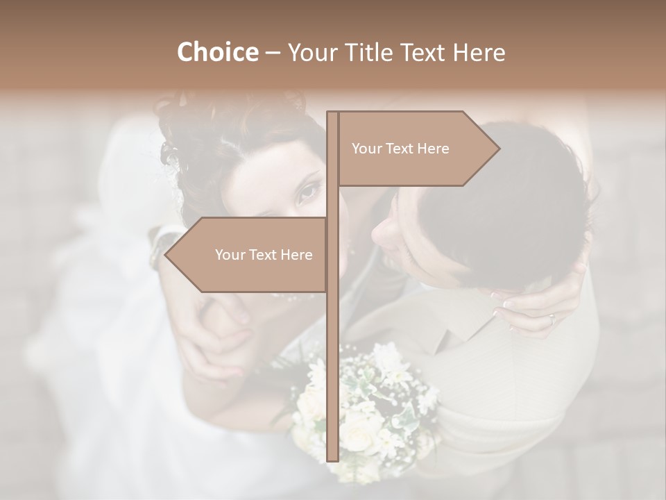 Wedding Veil Background PowerPoint Template