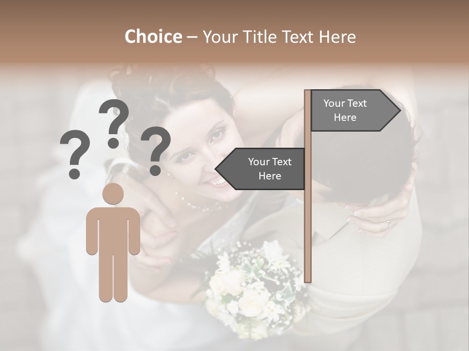 Wedding Veil Background PowerPoint Template
