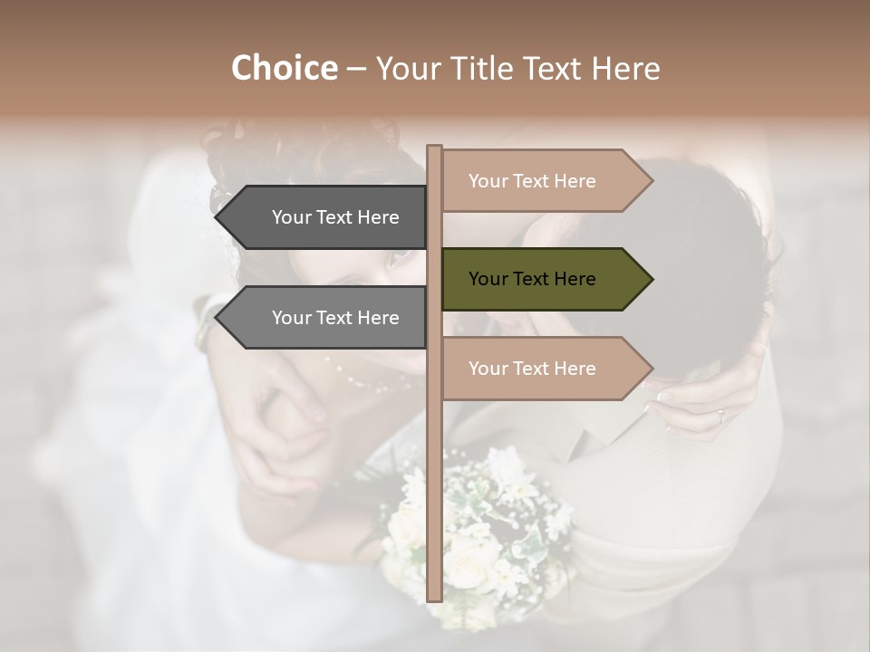 Wedding Veil Background PowerPoint Template