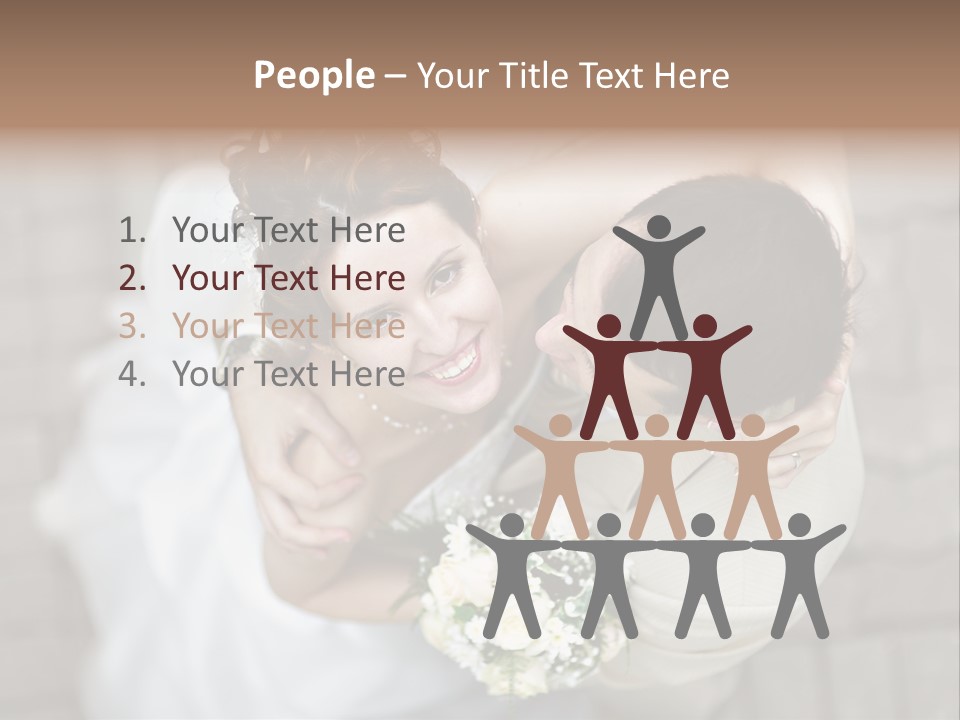 Wedding Veil Background PowerPoint Template