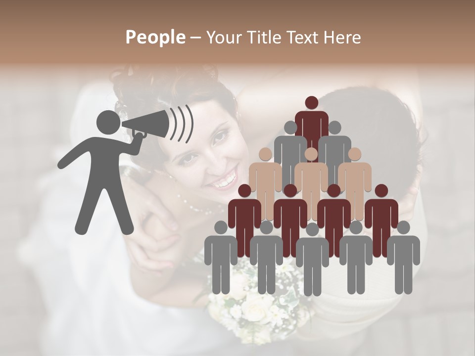 Wedding Veil Background PowerPoint Template
