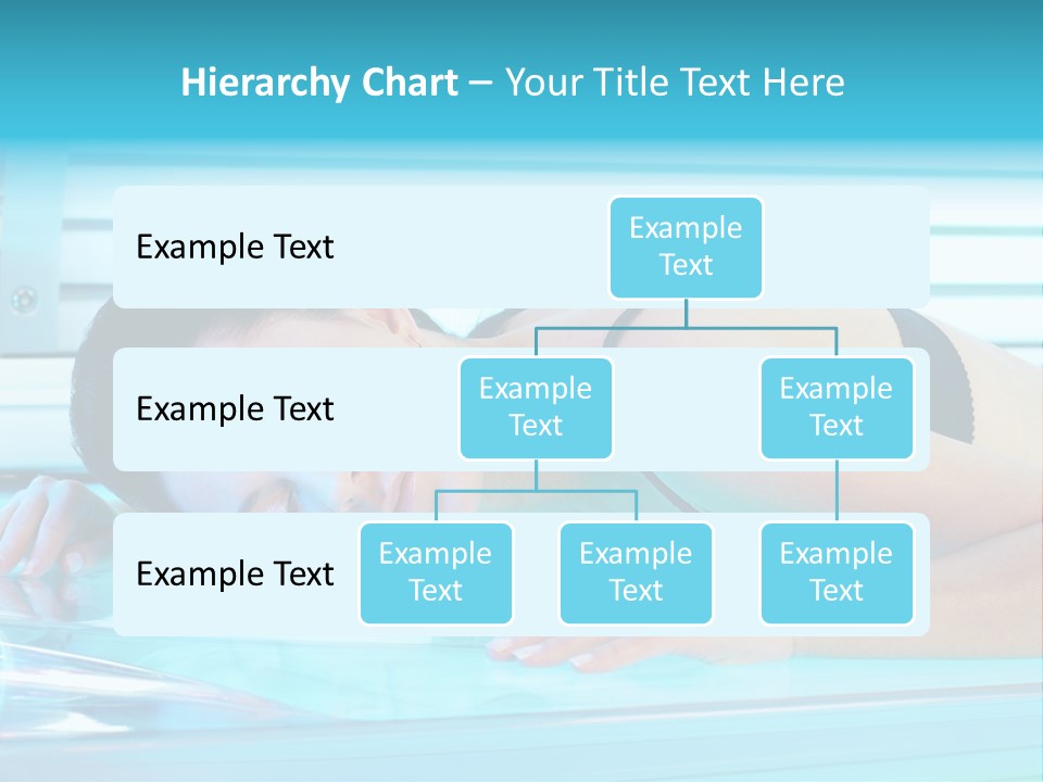 Caucasian Shiny Bikini PowerPoint Template