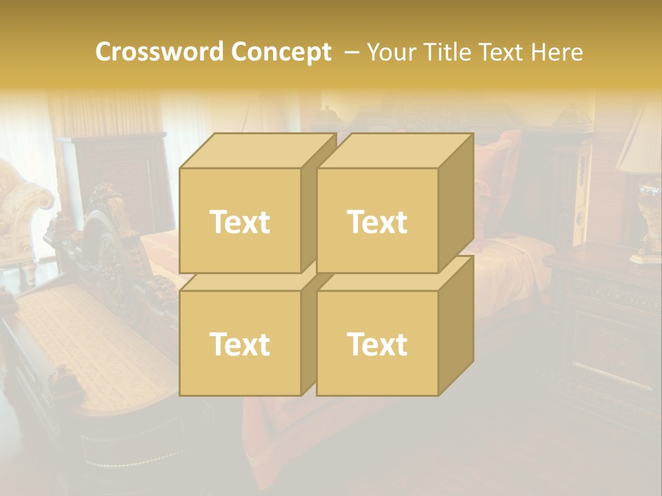Lamps Curtains Distinguished PowerPoint Template