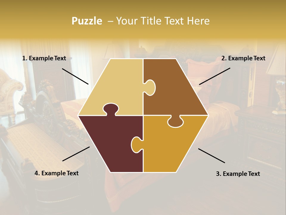 Lamps Curtains Distinguished PowerPoint Template