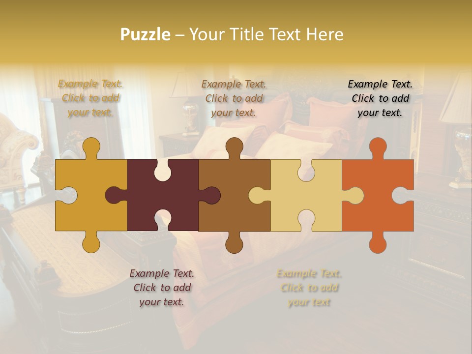 Lamps Curtains Distinguished PowerPoint Template