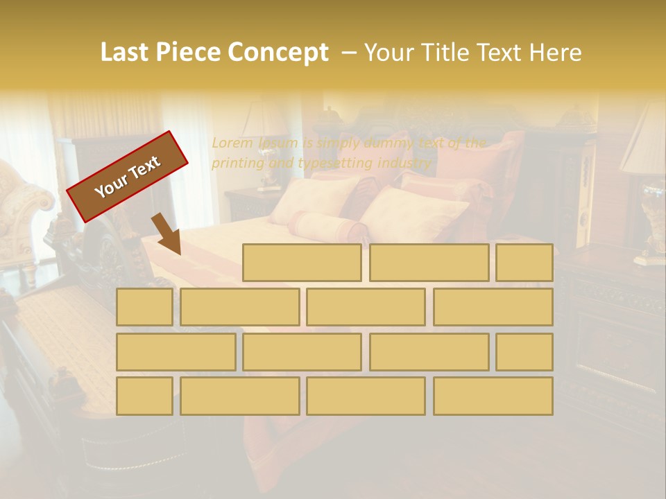 Lamps Curtains Distinguished PowerPoint Template