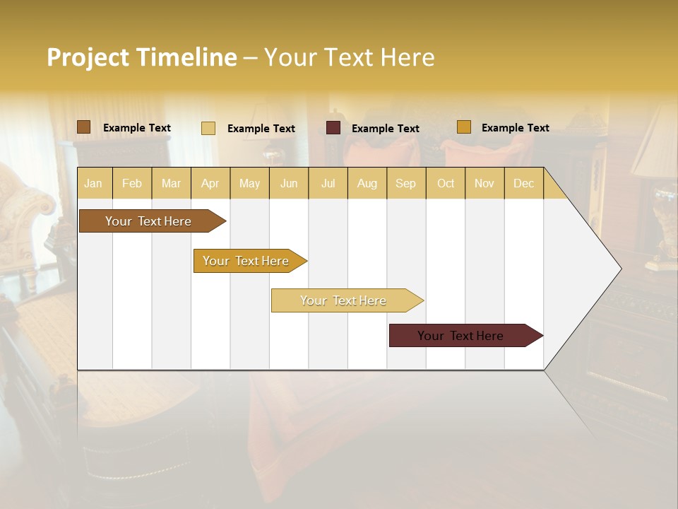 Lamps Curtains Distinguished PowerPoint Template