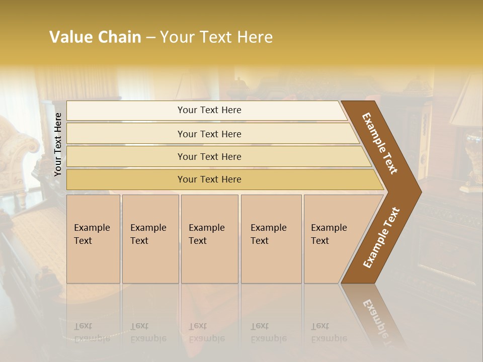 Lamps Curtains Distinguished PowerPoint Template