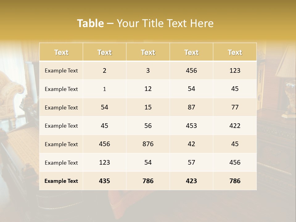 Lamps Curtains Distinguished PowerPoint Template
