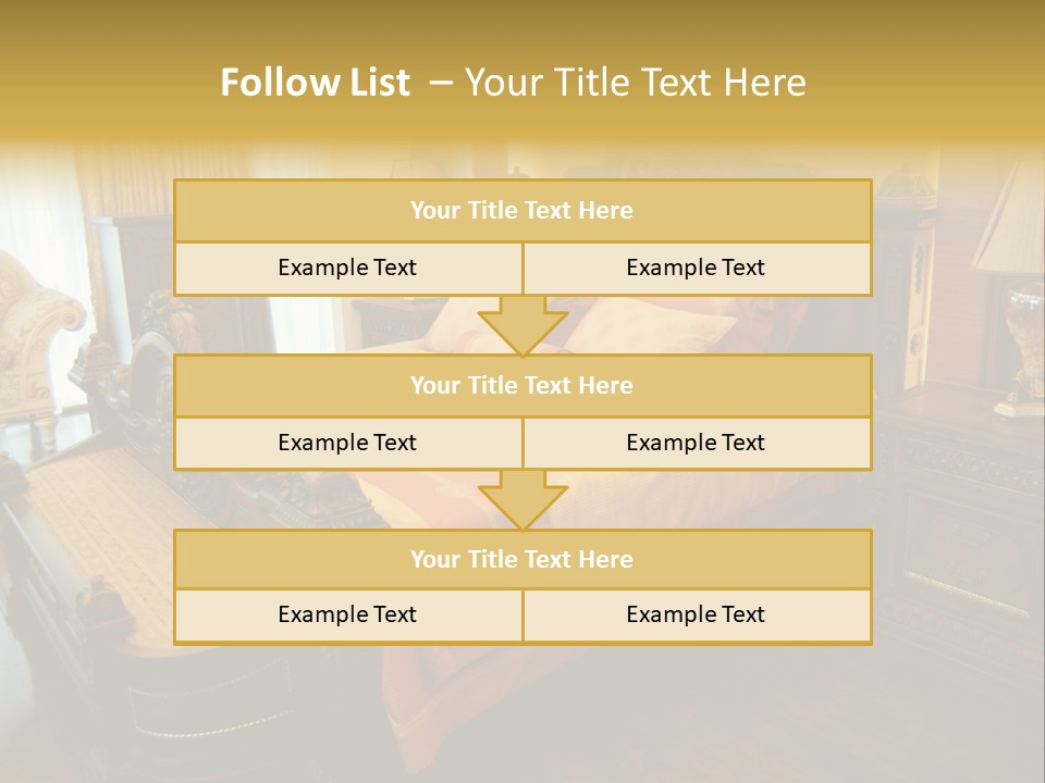 Lamps Curtains Distinguished PowerPoint Template