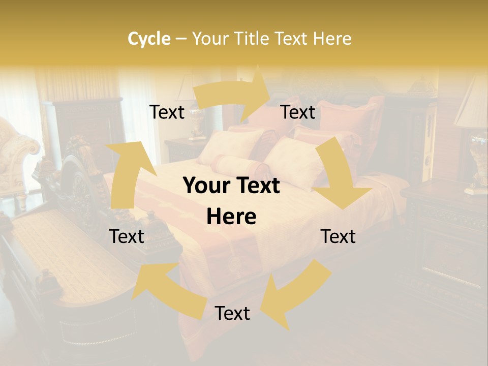 Lamps Curtains Distinguished PowerPoint Template