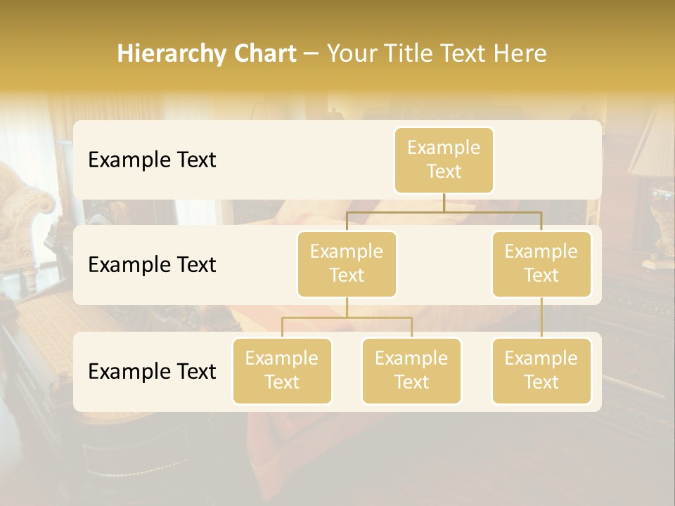 Lamps Curtains Distinguished PowerPoint Template