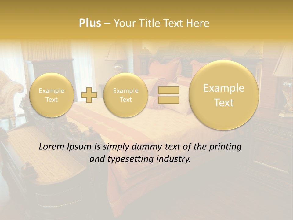 Lamps Curtains Distinguished PowerPoint Template