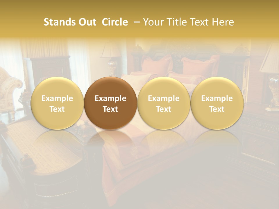Lamps Curtains Distinguished PowerPoint Template