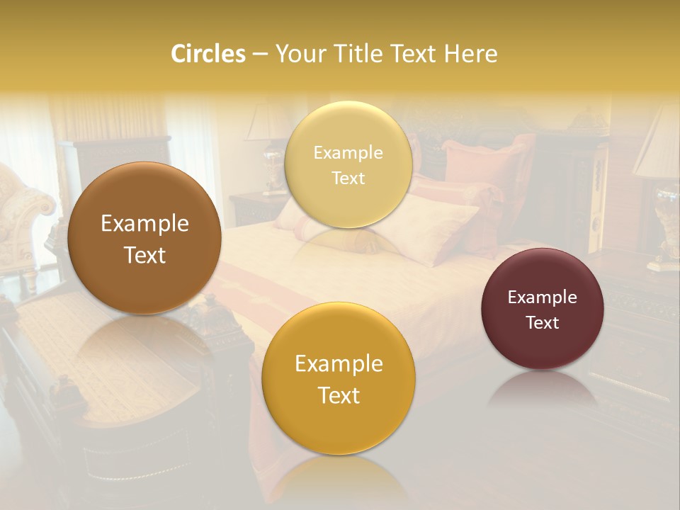 Lamps Curtains Distinguished PowerPoint Template