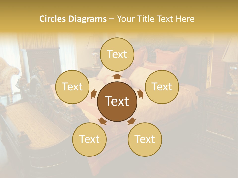 Lamps Curtains Distinguished PowerPoint Template