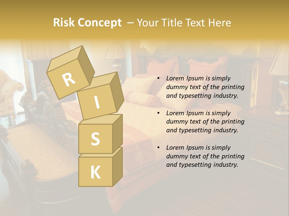 Lamps Curtains Distinguished PowerPoint Template