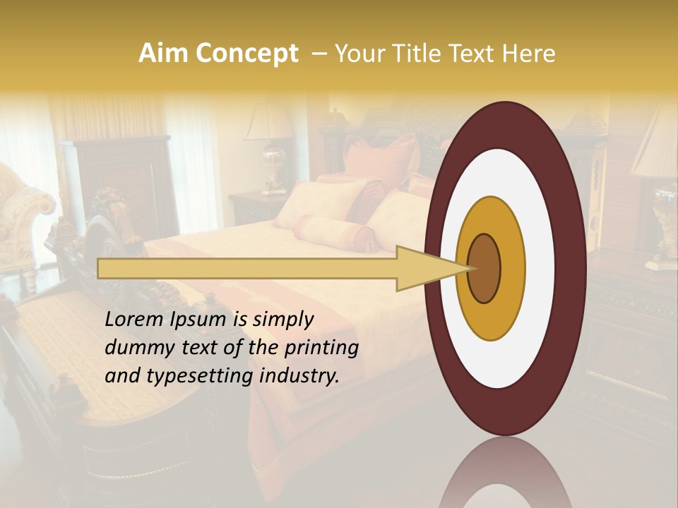 Lamps Curtains Distinguished PowerPoint Template