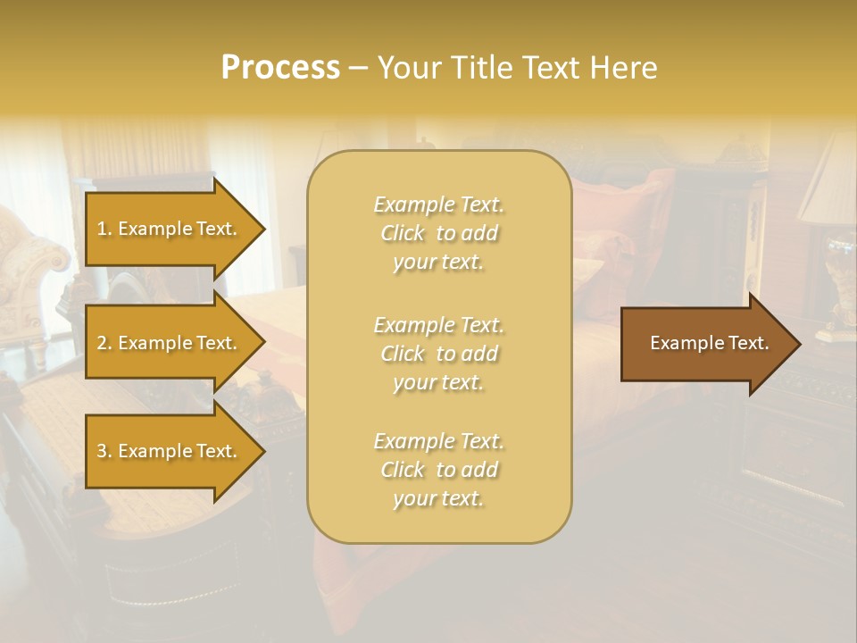 Lamps Curtains Distinguished PowerPoint Template