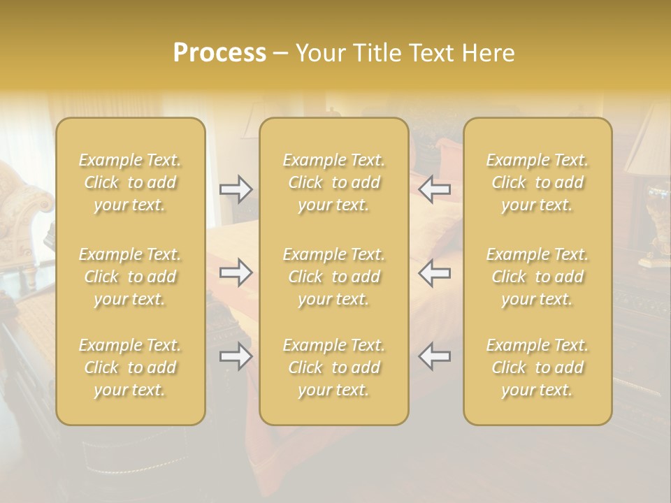 Lamps Curtains Distinguished PowerPoint Template