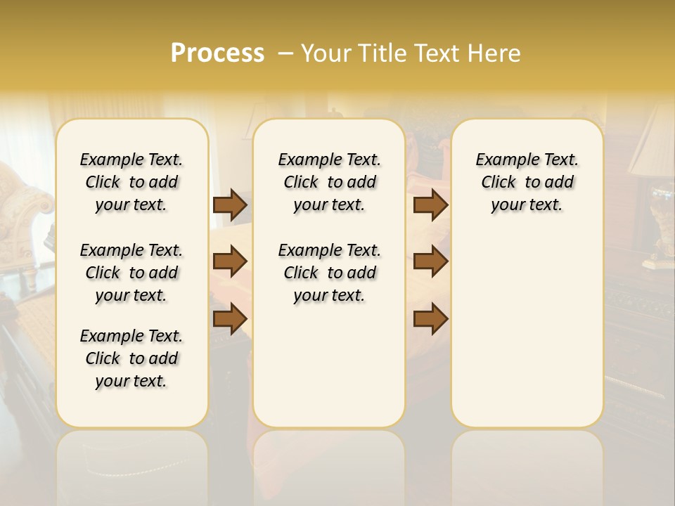 Lamps Curtains Distinguished PowerPoint Template