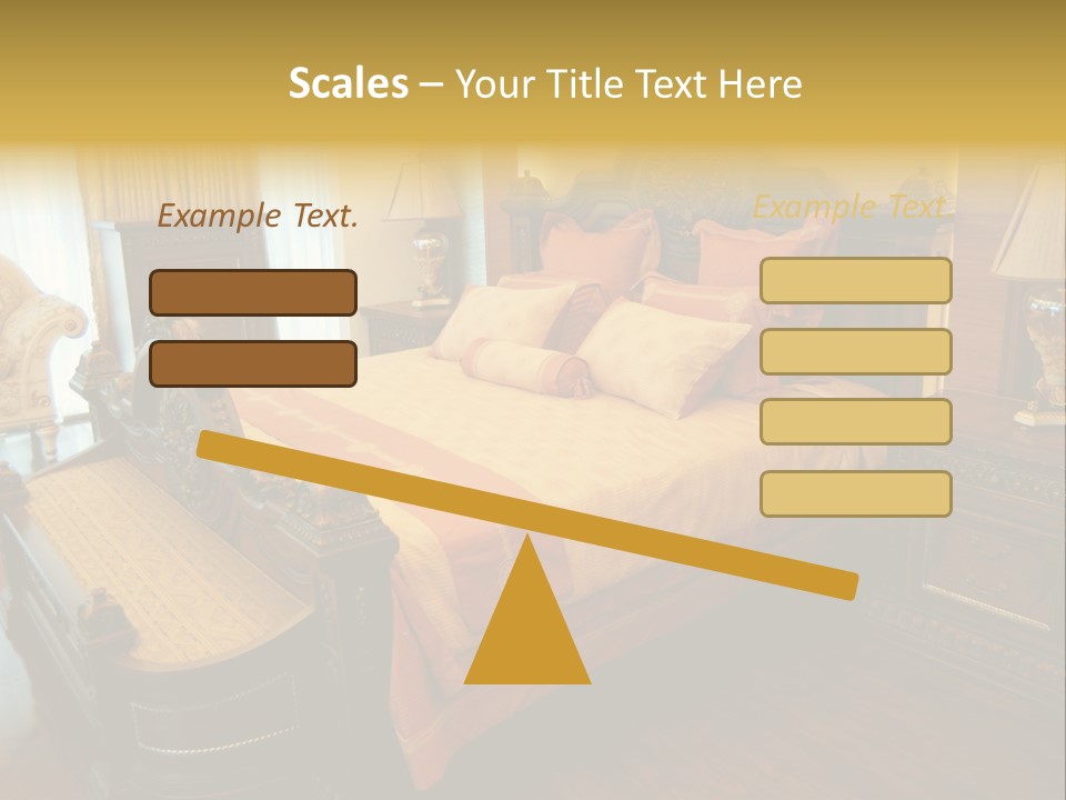Lamps Curtains Distinguished PowerPoint Template