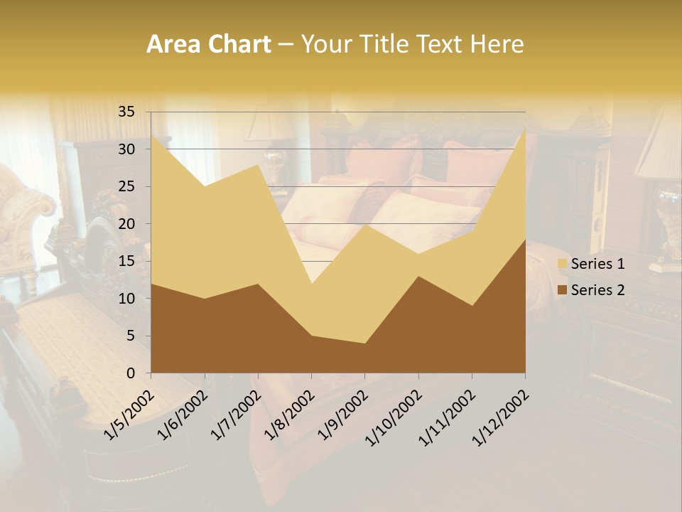 Lamps Curtains Distinguished PowerPoint Template