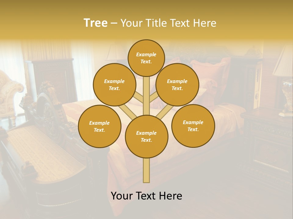 Lamps Curtains Distinguished PowerPoint Template