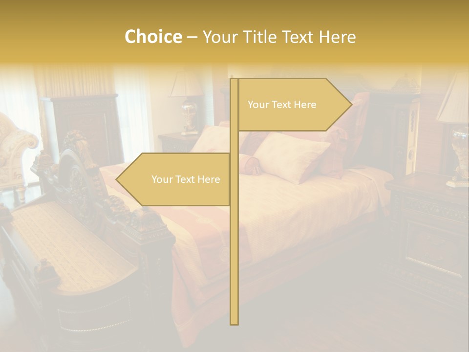 Lamps Curtains Distinguished PowerPoint Template