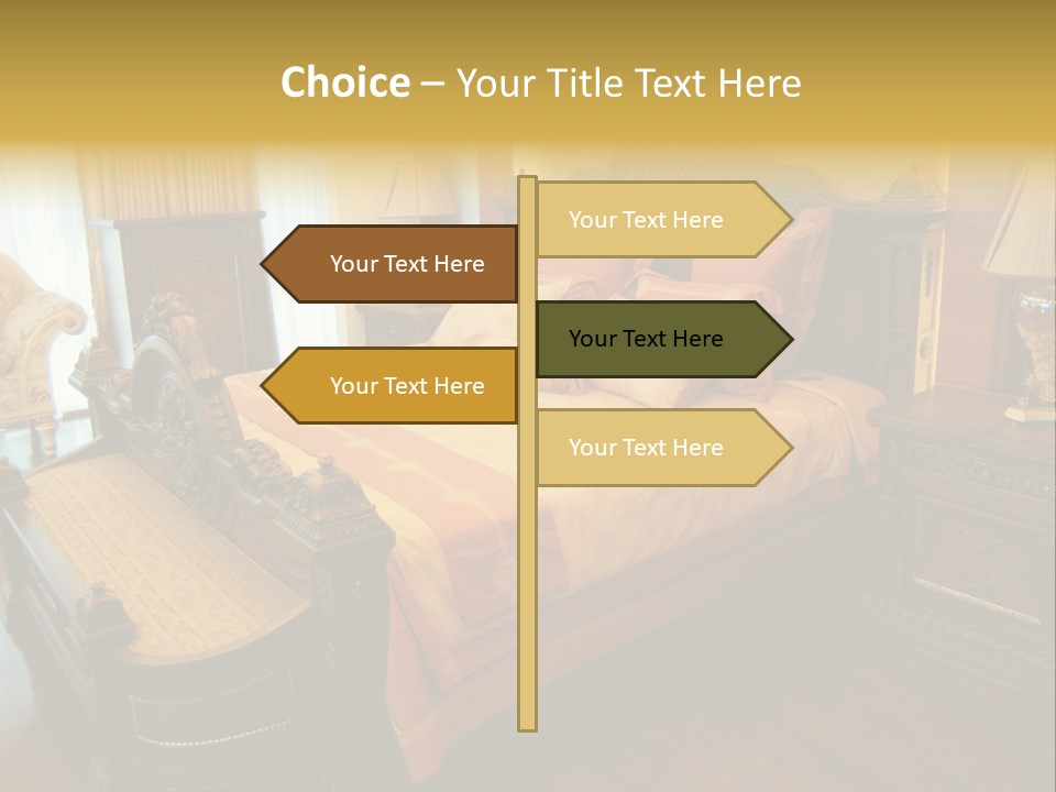 Lamps Curtains Distinguished PowerPoint Template