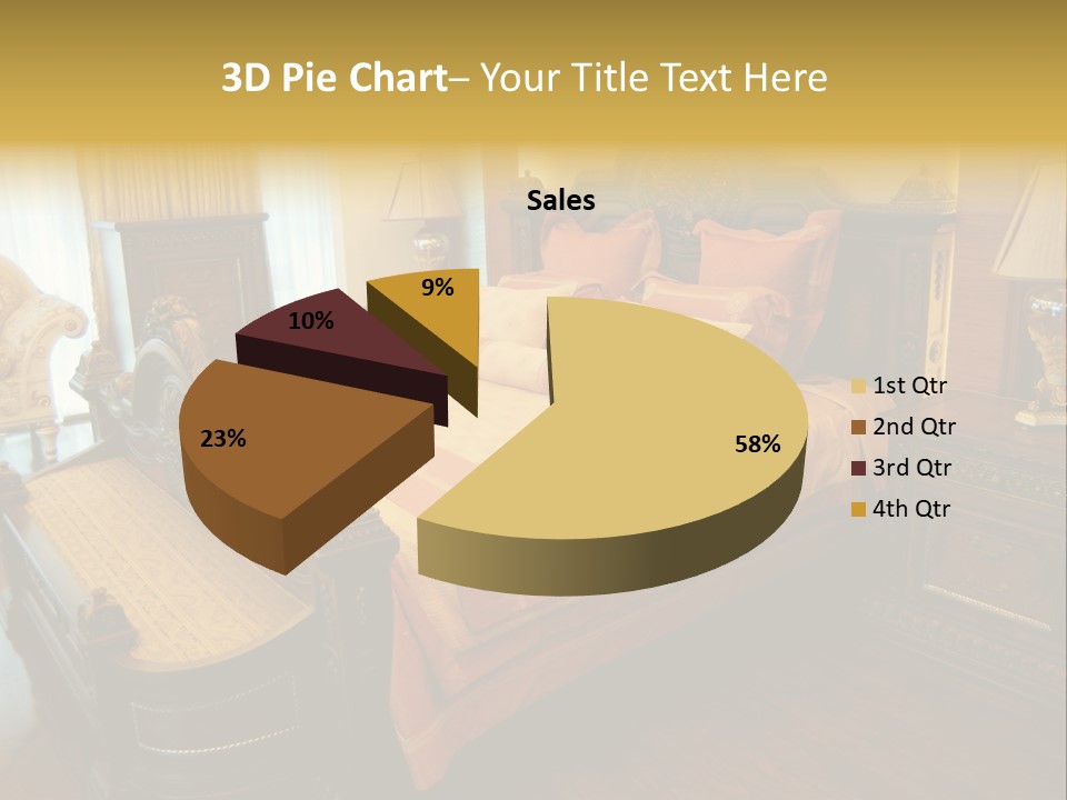 Lamps Curtains Distinguished PowerPoint Template