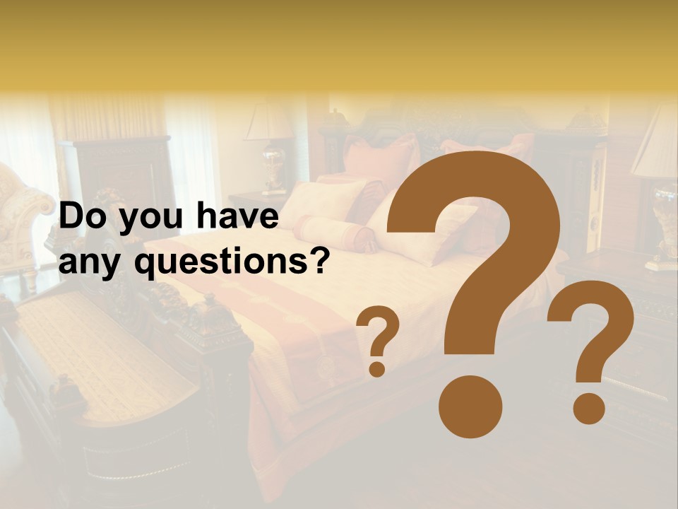 Lamps Curtains Distinguished PowerPoint Template