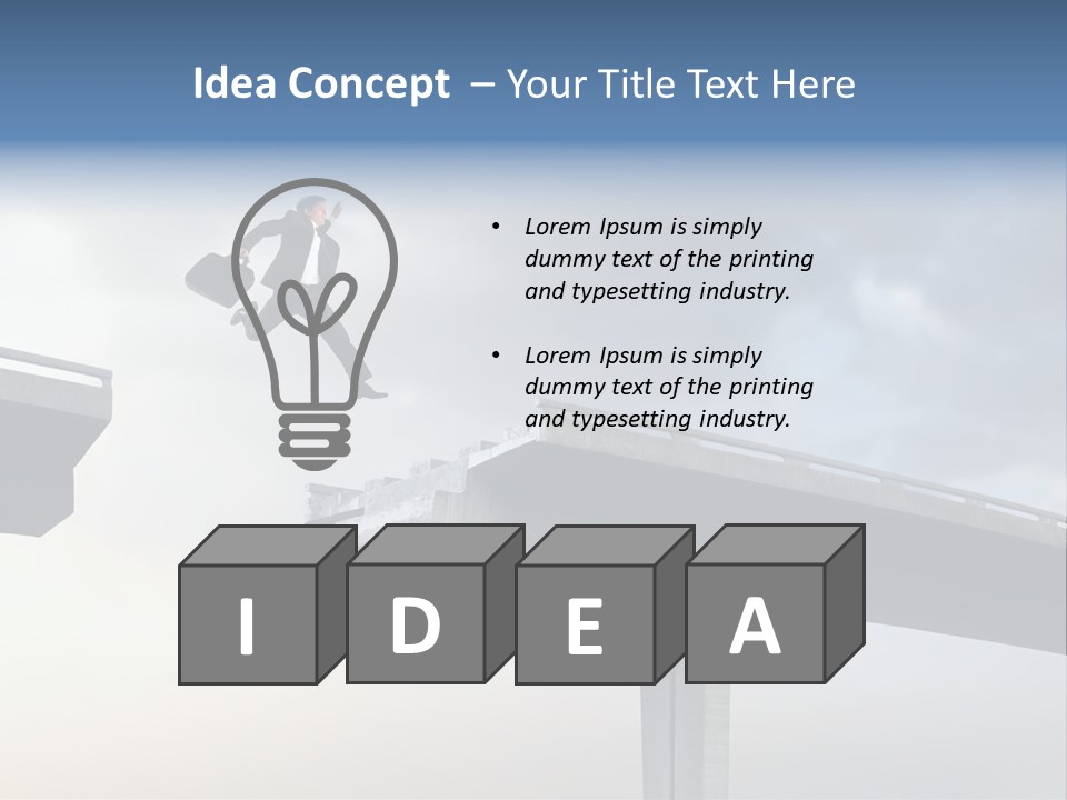 Work Idea Dip PowerPoint Template